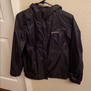 Columbia windbreaker jacket size medium black